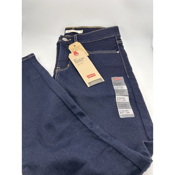 Levi's Denim - Levi's 311 Shaping Skinny Jeans for Women's Black 4 Short W27 L28 NWT.